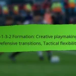 4-1-3-2 Formation: Attacking overloads, Defensive compactness, Player synergy